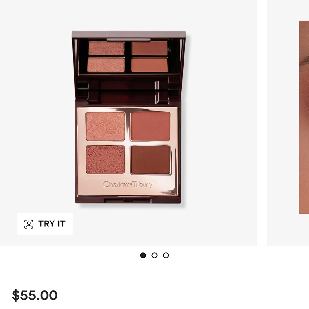 Charlotte Tilbury pillow talk eye shadow pallet